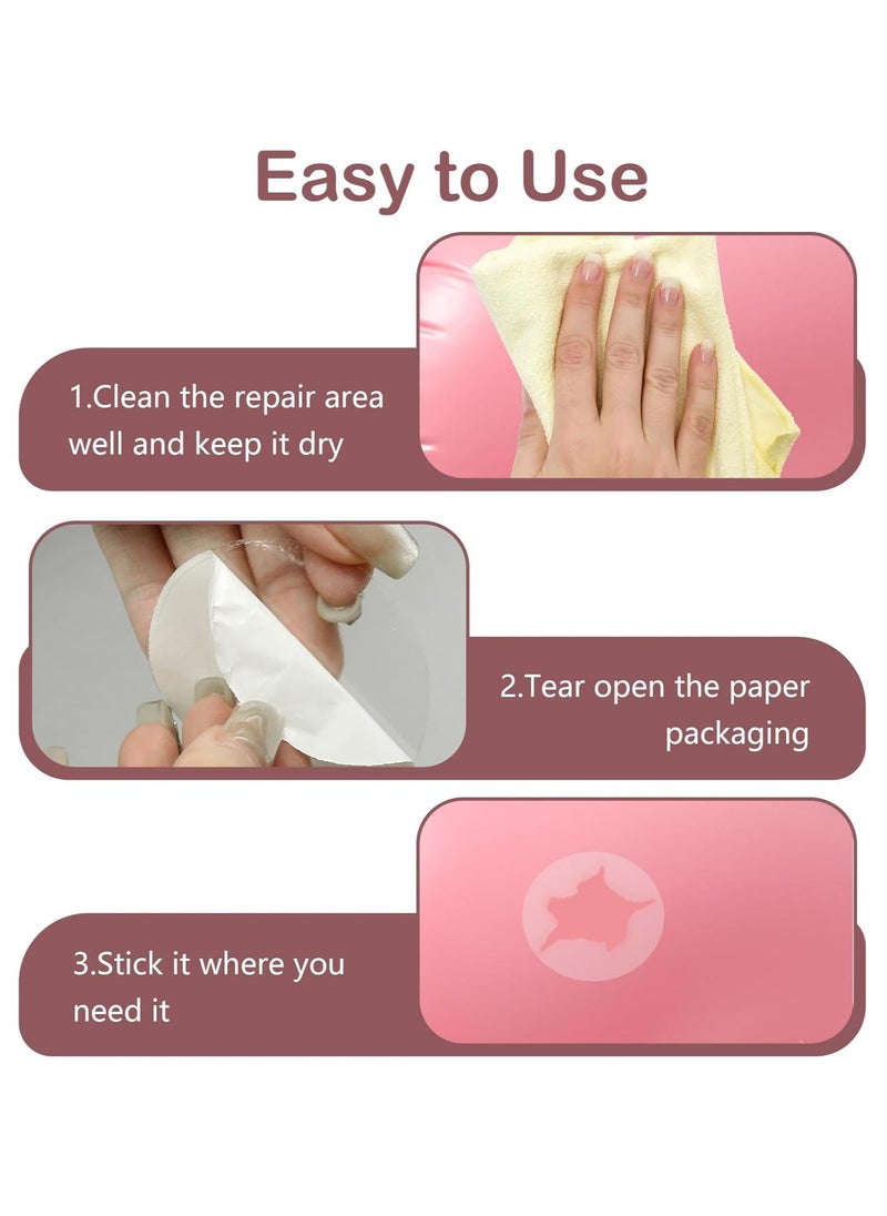 Oasisgalore - 10Pcs Inflatable Patch Repair Kit Waterproof, Self-Adhesive Air Mattress Patch Kit for Inflatable,Mattress, Raincoats,Umbrellas - Image 1