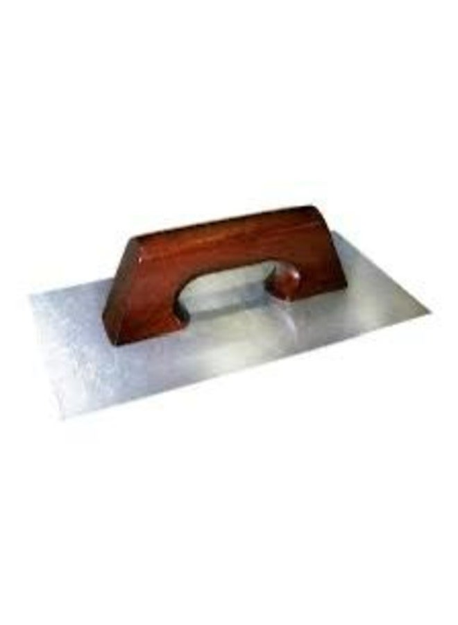 Steel Masonry Trowel with Wooden Handle – Heavy Duty Finishing Tool 