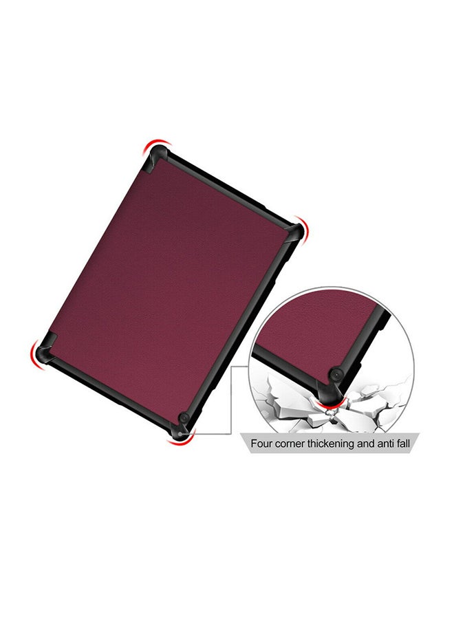 EHOME Protective Case Cover For Lenovo Tab M10 TB-X605F Burgundy - Image 3