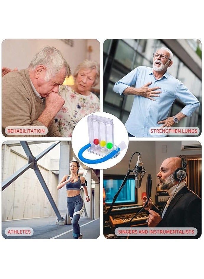 general Breathing Exercise Equipment, Respiratory Therapy Spirometer, Respiratory Exercise Measurement System, Spirometry Training Tribulometer - Image 3