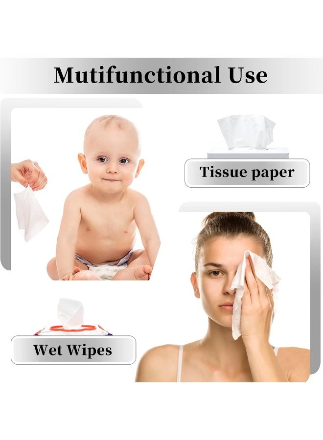 Lovppy 2Pcs Baby Wipes Dispenser, Diaper Wipe Holder with Lid, Refillable Wipes Case Container with Sealing Design, Flushable Wipes Pouch Case Storage Box for Bathroom, Keeps Wipes Fresh Easy Open & Close - Image 5