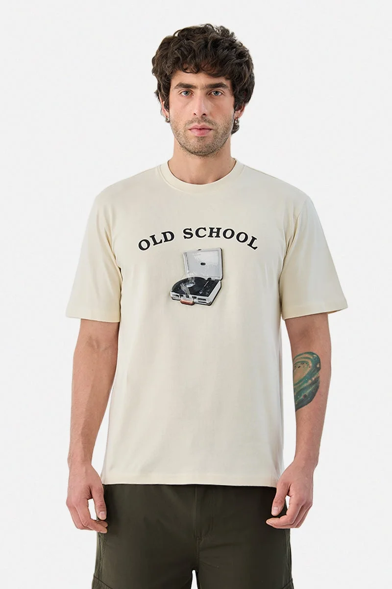سنيتش Old School 100% Cotton T-Shirt