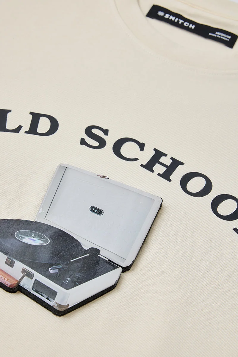 Snitch  Old School 100% Cotton T-Shirt for Men | Best Price UAE