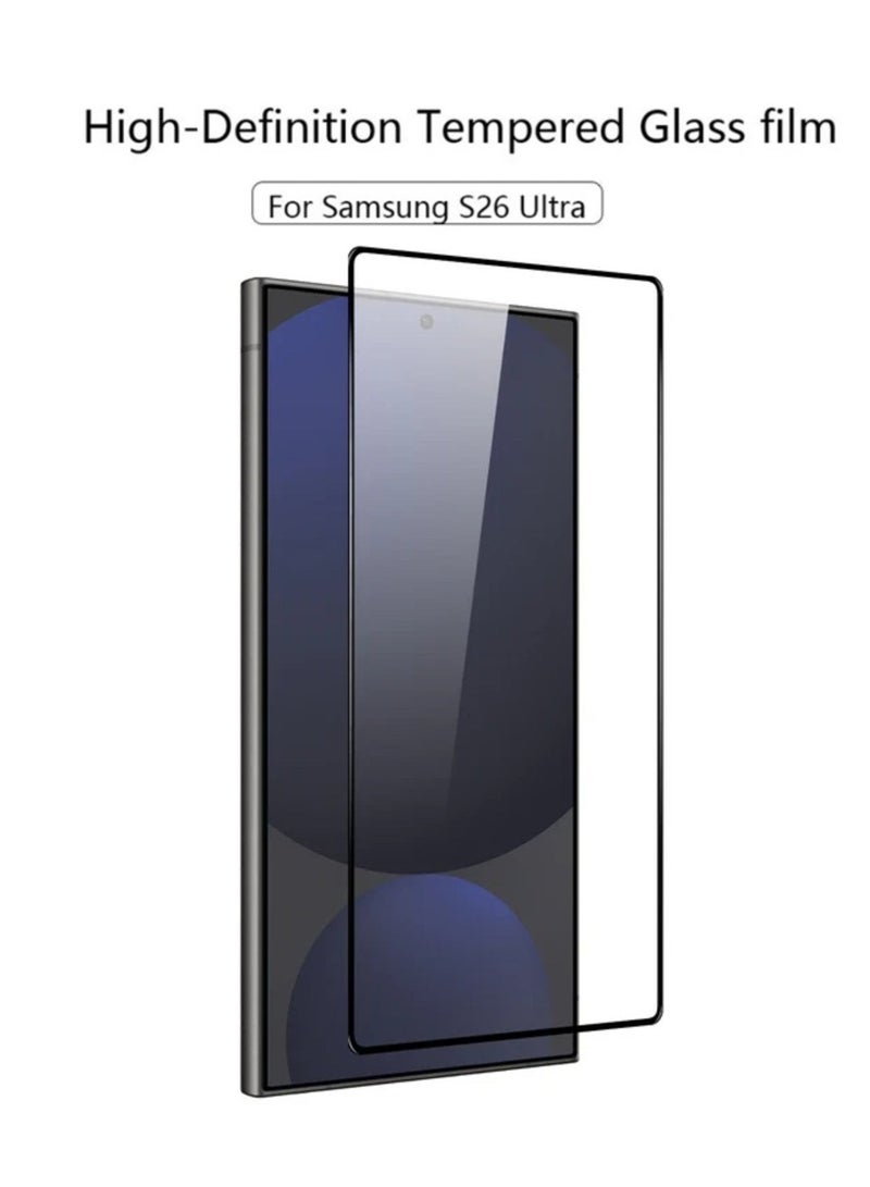 لاصق شاشة زجاجي OPLO لهاتف Samsung Galaxy S26 Ultra – حماية 9H – وضوح HD – متوافق مع بصمة الإصبع – مقاوم للخدوش – تركيب سهل بدون فقاعات - Image 1
