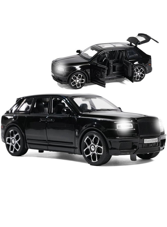 Wembley Pull Back Die-Cast Model Car 1:32 Scale Metal Toy Vehicle with Openable Doors & Light Engine Sound - Realistic Collectible for Boys Kids 3+ Years & Above - Black - Image 1