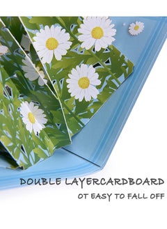 Y&D Pop Up Cards 3D for Birthday, Flower Spring Card with Daisies, Birthday Card, Mother’s Day Wife, Mom, Grandma, Sister, Girlfriend, Daughter  - Image 4