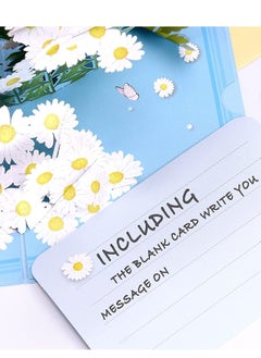 Y&D Pop Up Cards 3D for Birthday, Flower Spring Card with Daisies, Birthday Card, Mother’s Day Wife, Mom, Grandma, Sister, Girlfriend, Daughter  - Image 3