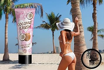 Power Tan Coconut Crush Sunbed Tanning Lotion Cream Accelerator 250ml - Image 3