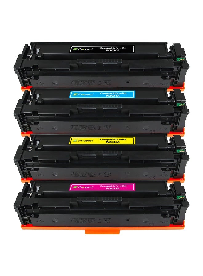Prospect Toner Cartridge Full Set 415A W2030A BK W2031A CY W2032A YL W2033A MG Compatible Cartridges with 415A & 415X HP Color Laserjet M454dn M454dw Pro MFP M479dw M479fdn M479fdw (Black Cyan Yellow Magenta 4-Pack)  - Image 3