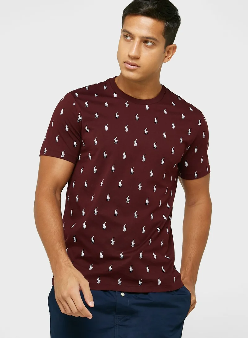 POLO RALPH LAUREN Logo Crew Neck T-Shirt
