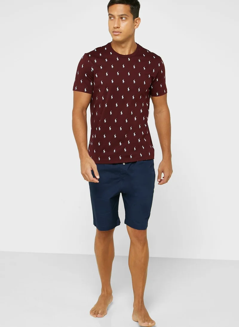 POLO RALPH LAUREN Logo Crew Neck T-Shirt
