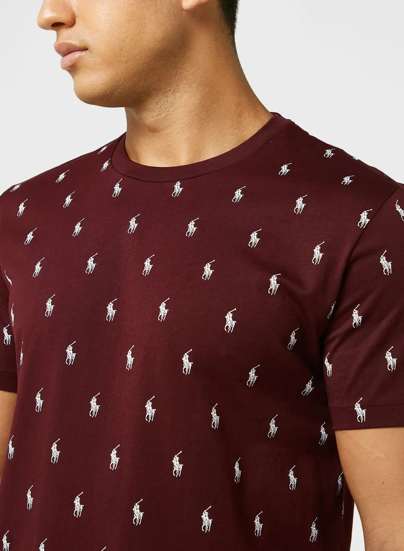 POLO RALPH LAUREN Logo Crew Neck T-Shirt