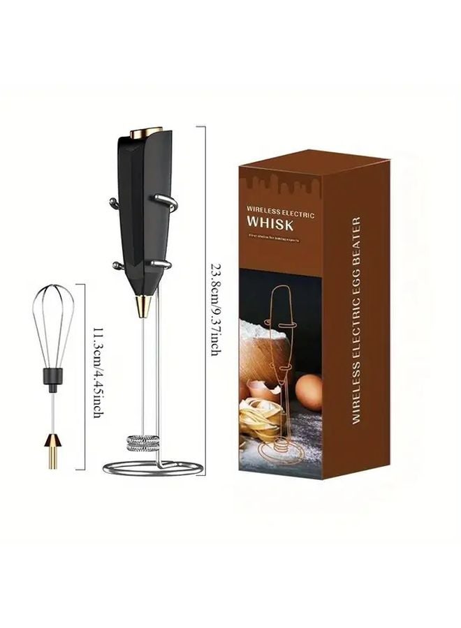 White Single Head Electric Milk Frother And Egg Beater 2 In 1 Handheld Mixer - Image 5