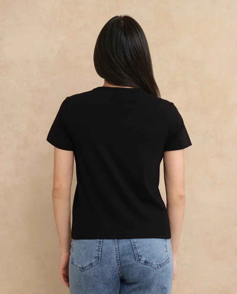 Rareism Women's Graphic Print T-Shirt