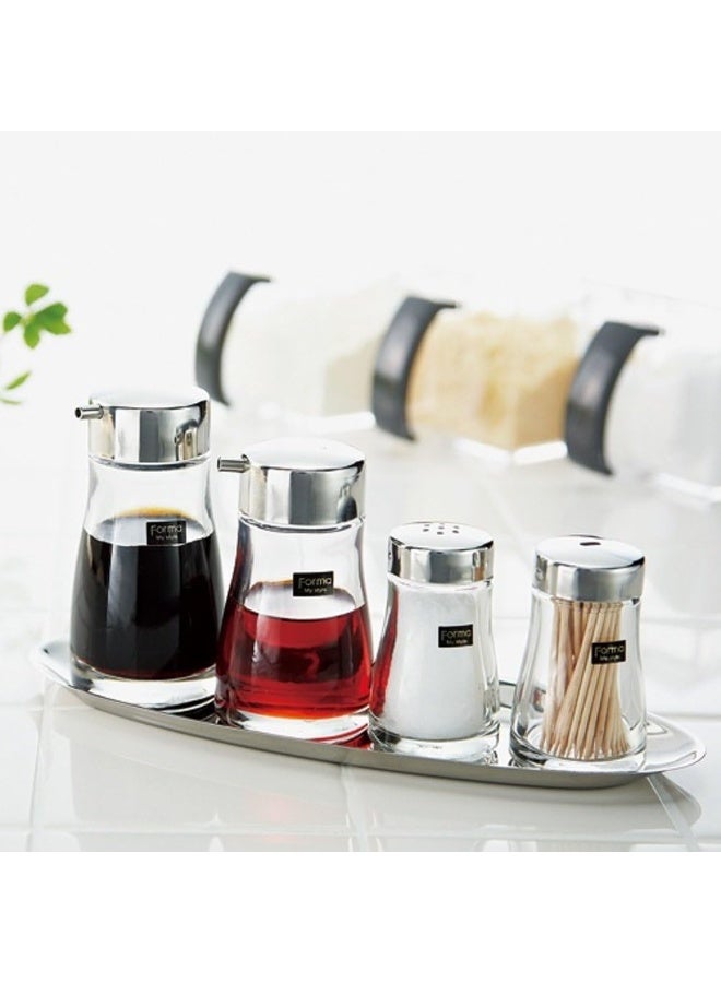 FORMA 1 X Glass Soy Sauce Pot, Soy Sauce Cruet - Image 4