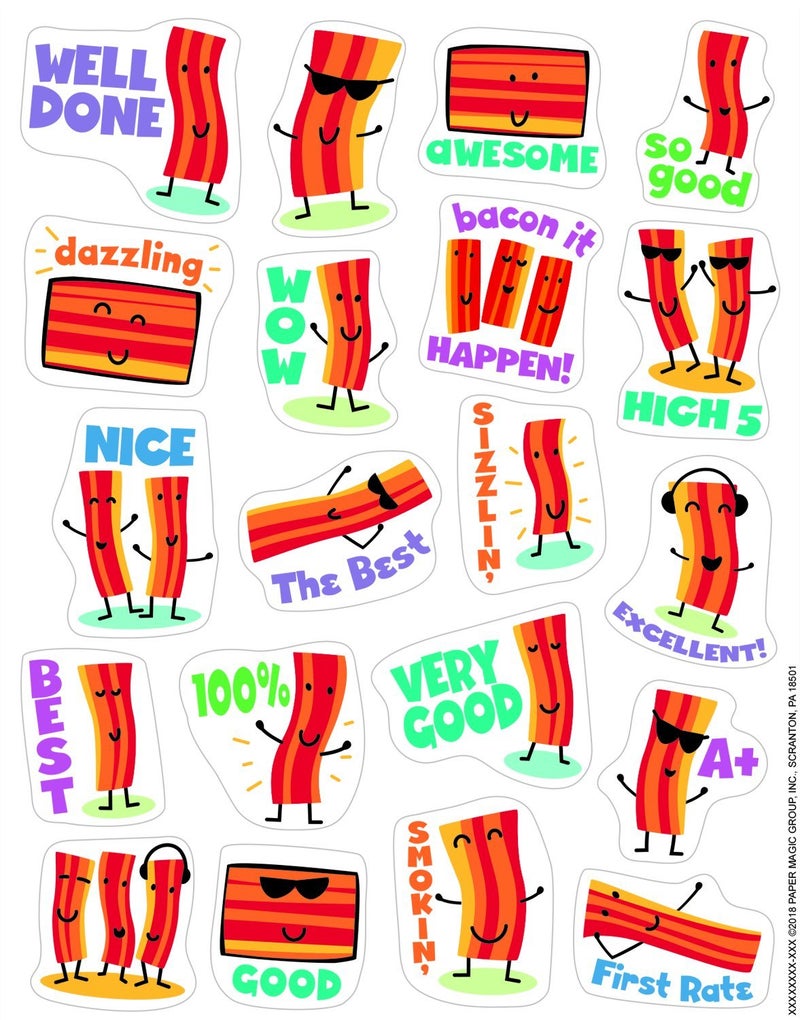 Eureka Bacon Stickers - Scented - Image 5