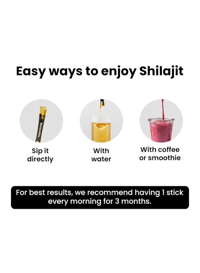 Better Alt BetterAlt Pure Himalayan Shilajit/Shilajeet Honey Sticks with 75%+ Fulvic Acid & 85+ Trace Minerals | Organic Shilajeet with Natural Honey | Pure Organic Shilajit Energy & Stamina Supplement - Image 5
