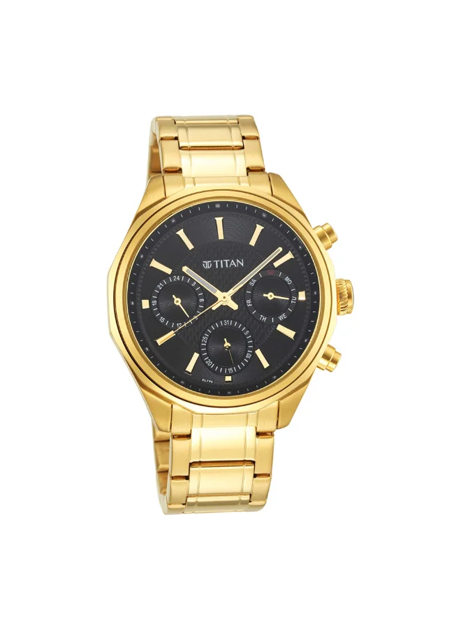 تيتان Men's Stainless Steel Analog Watch 1829YM01 - 42 mm