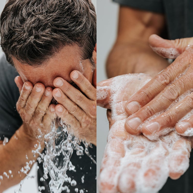 Caldera + Lab كالدييرا + لاب اللوحة النظيفة | منظف وجه رغوي عضوي للرجال للبشرة الجافة والحساسة والعادية - نباتي وطبيعي ومعبأ بمضادات الأكسدة وغسول وجه مقشر - Image 4