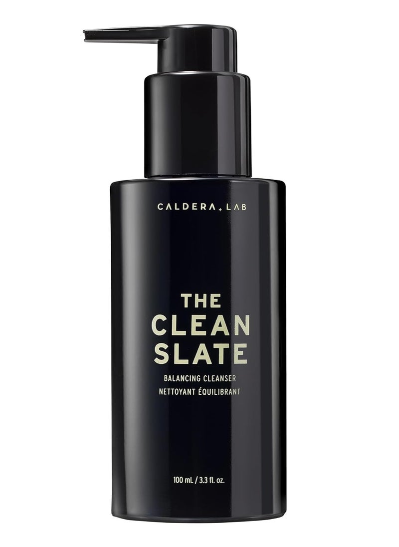 Caldera + Lab Caldera + Lab The Clean Slate | Men's Organic Foaming Facial Cleanser for Dry, Sensitive, & Normal Skin – Vegan, Natural & Antioxidant Packed Exfoliating Face Wash  - Image 1
