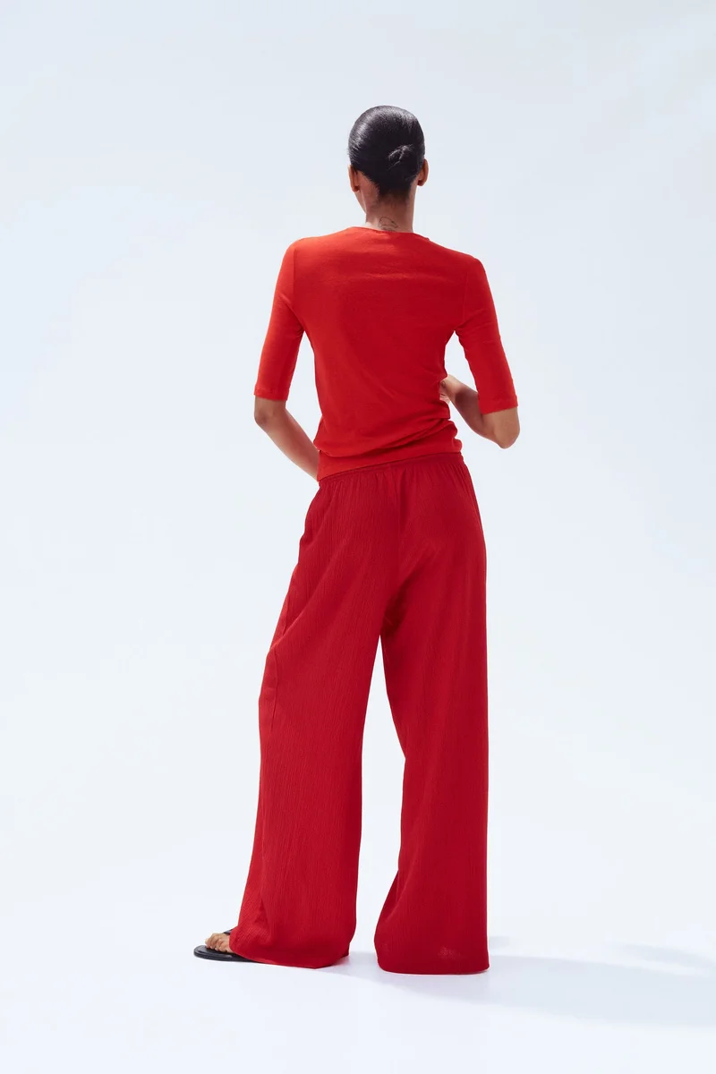 H&M Wide pull-on trousers