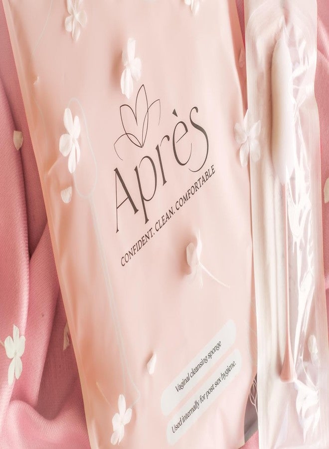 APRÉS Après 10 Pack - Absorbing Sponge for Women’s Post-Intimacy Comfort. No Leaks or Drips. Longer Handle. Best Grip. Hypoallergenic, Latex-Free Feminine Care & Hygiene Solution. - Image 5