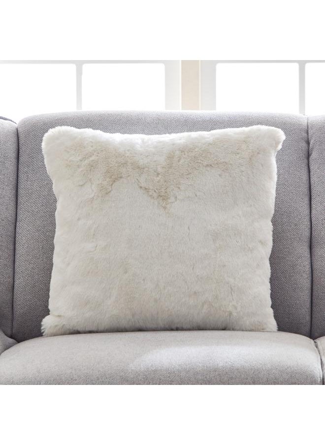 Faux - Rabbit Fur Filled Cushion 45X45 Cm - Image 1