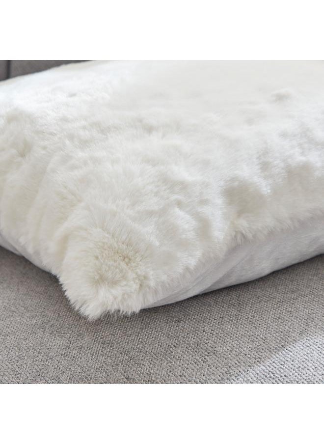Faux - Rabbit Fur Filled Cushion 45X45 Cm - Image 1