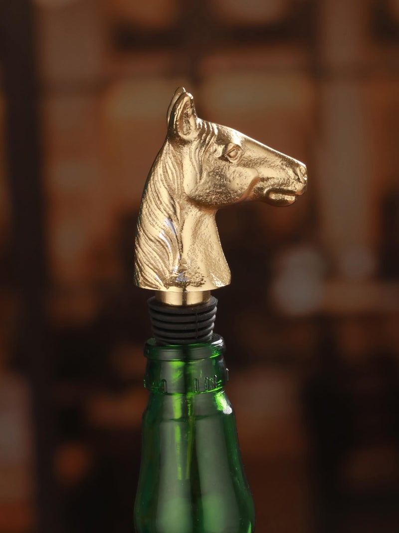 Trovea's Braveheart Horse Bottle Stopper for Softdrinks, Red Wine, White Wine, Sparkling Wine and Champagne - Image 2