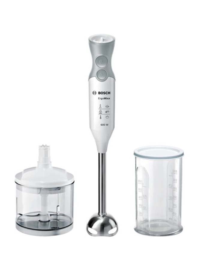 BOSCH هاند بلندر بوش  ErgoMixx بالملحقات 600 W MSM66120 Silver - Image 1