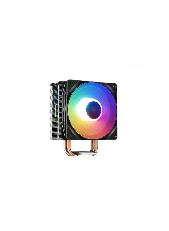 DEEPCOOL GAMMAXX 400 XT Black CPU Air Cooler – High-Performance Cooling with 4 Heat Pipes, 120mm PWM Fan, and Stylish LED Lighting for Efficient and Silent CPU Thermal Management  - Image 1