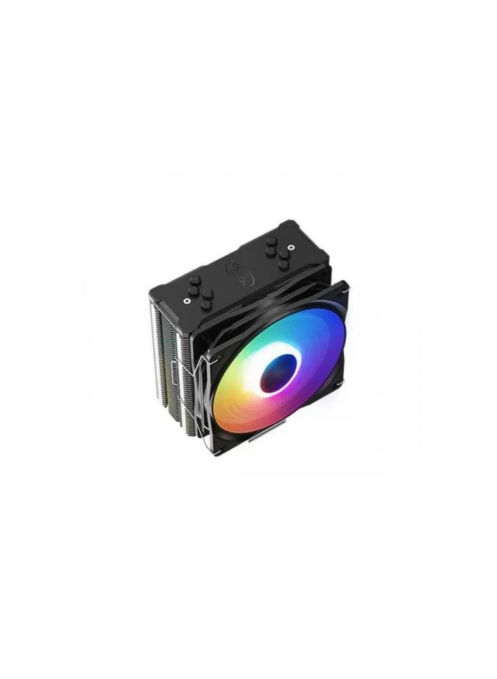 DEEPCOOL GAMMAXX 400 XT Black CPU Air Cooler – High-Performance Cooling with 4 Heat Pipes, 120mm PWM Fan, and Stylish LED Lighting for Efficient and Silent CPU Thermal Management  - Image 3
