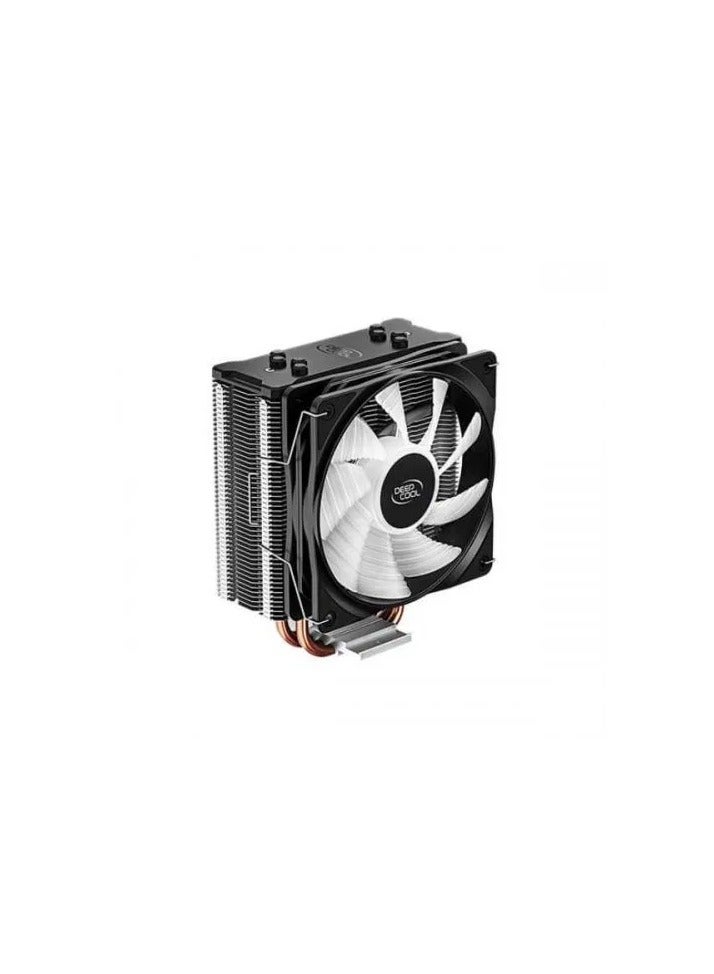 DEEPCOOL GAMMAXX 400 XT Black CPU Air Cooler – High-Performance Cooling with 4 Heat Pipes, 120mm PWM Fan, and Stylish LED Lighting for Efficient and Silent CPU Thermal Management  - Image 5