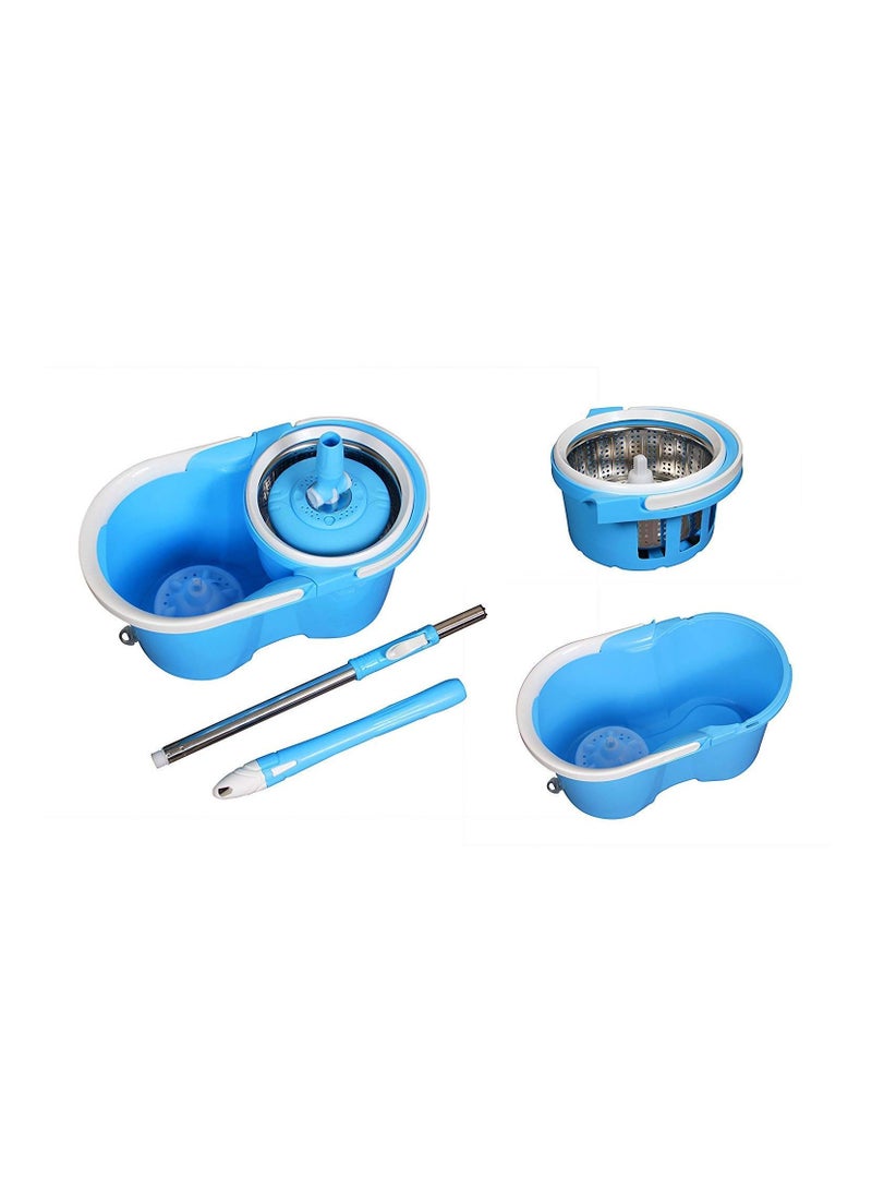 360° Rotating Mop With Bucket Dual Mop Heads Use Squeeze Rotating Mop To Quickly Dispensing Rag Floor Mop And Washing Floor Mop - Image 3