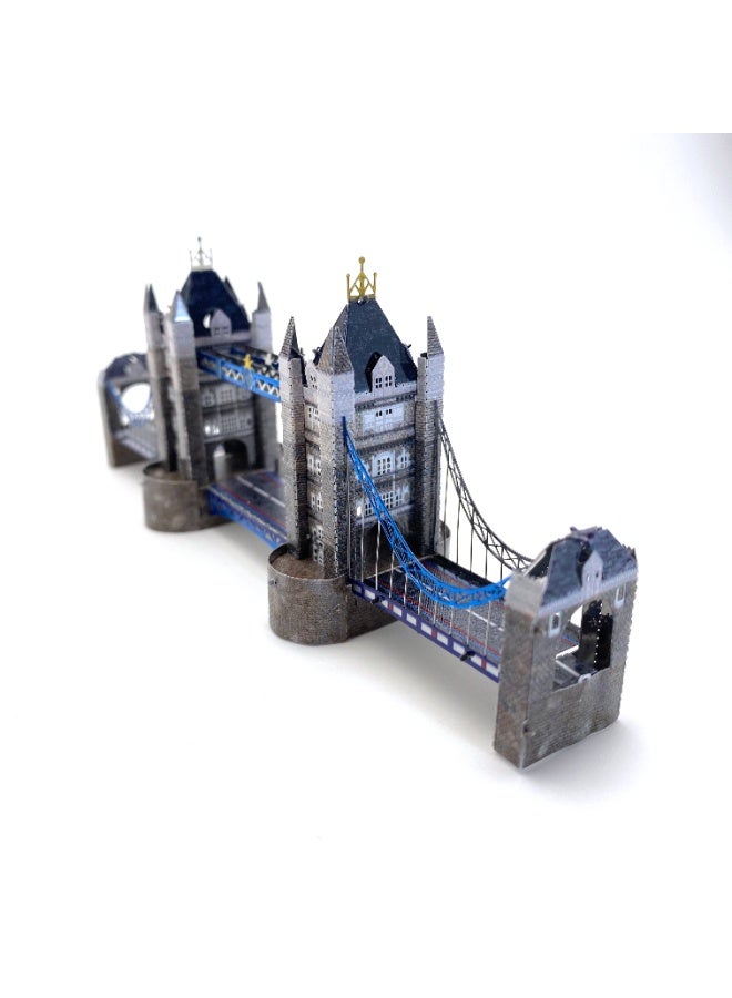 3D metal jigsaw puzzles, Tower Bridge model kits, creative assembly model 3D model kits, high-difficulty DIY assembly desktop decorations - Image 2