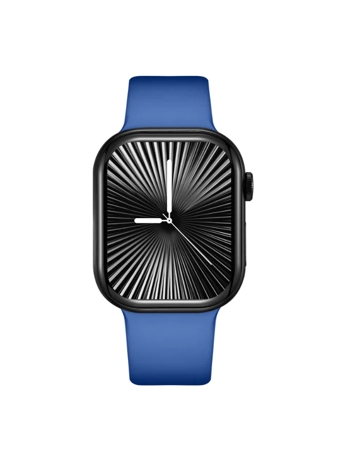 KENNETH SCOTT Kenneth Scott KA10PROMX-BSBBL Unisex Smart Display Watch & Silicone Strap Black & Blue