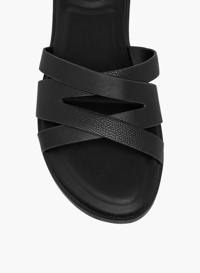 سيليست صنادل نسائية سهلة الارتداء بحزام متقاطع - Image 4