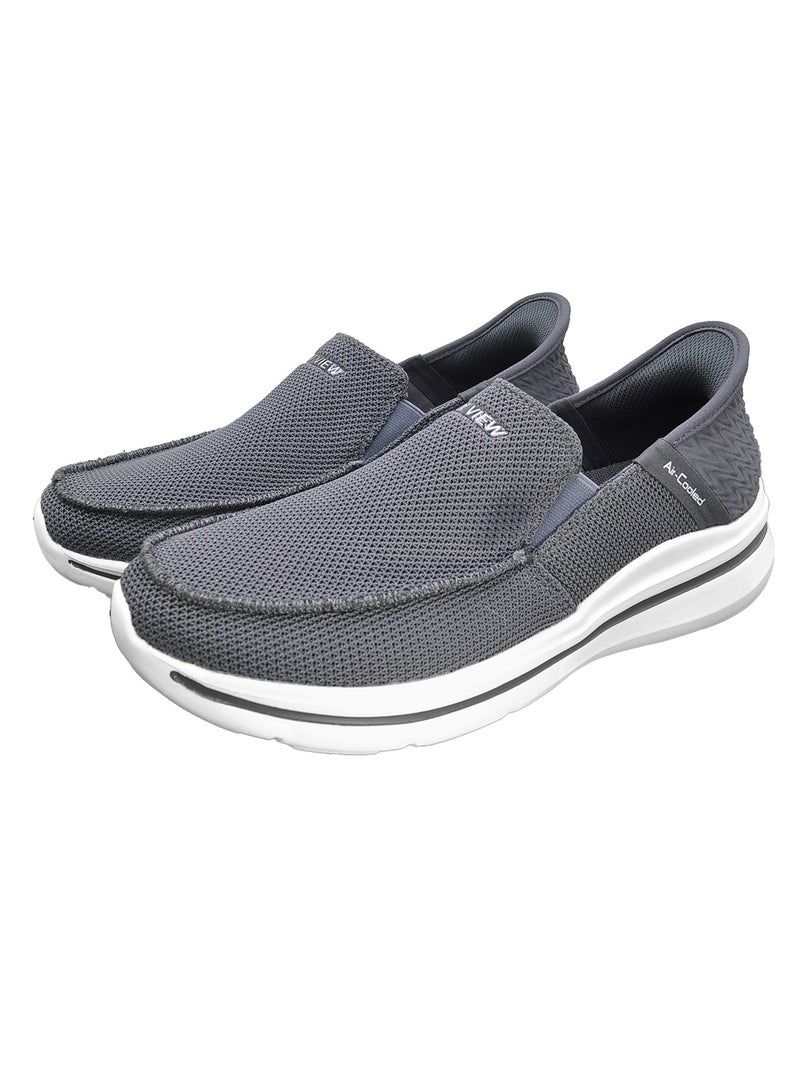 SKY VIEW Men's Slip-ins Loafer Smooth Step Hands Free Shoes Flats Comfortable And Light-Weight Slip On Walking Shoes For Men - Image 1