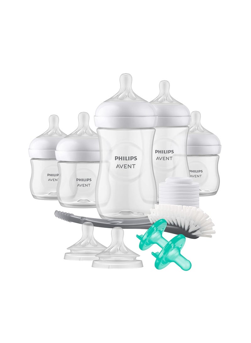 Philips Philips AVENT Natural Baby Bottle with Natural Response Nipple, Newborn Baby Gift Set, SCD838/02 - Image 1
