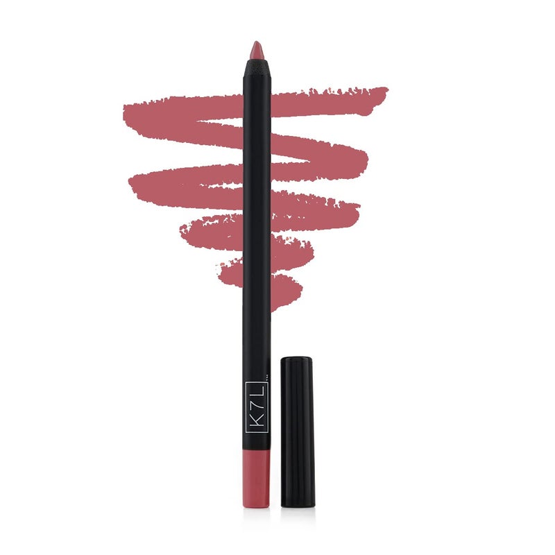 K7L Dark Pink Lipliner - Waterproof and longwear - Creamy & non-drying formula - Buff - Image 2