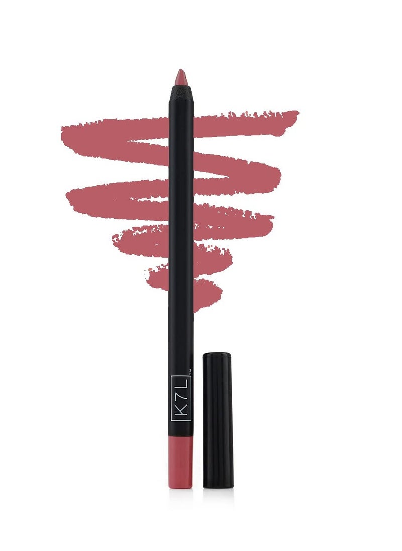 K7L - K7L Dark Pink Lip Crayon (Vegan) - Long Lasting and Waterproof - Buff - Image 1