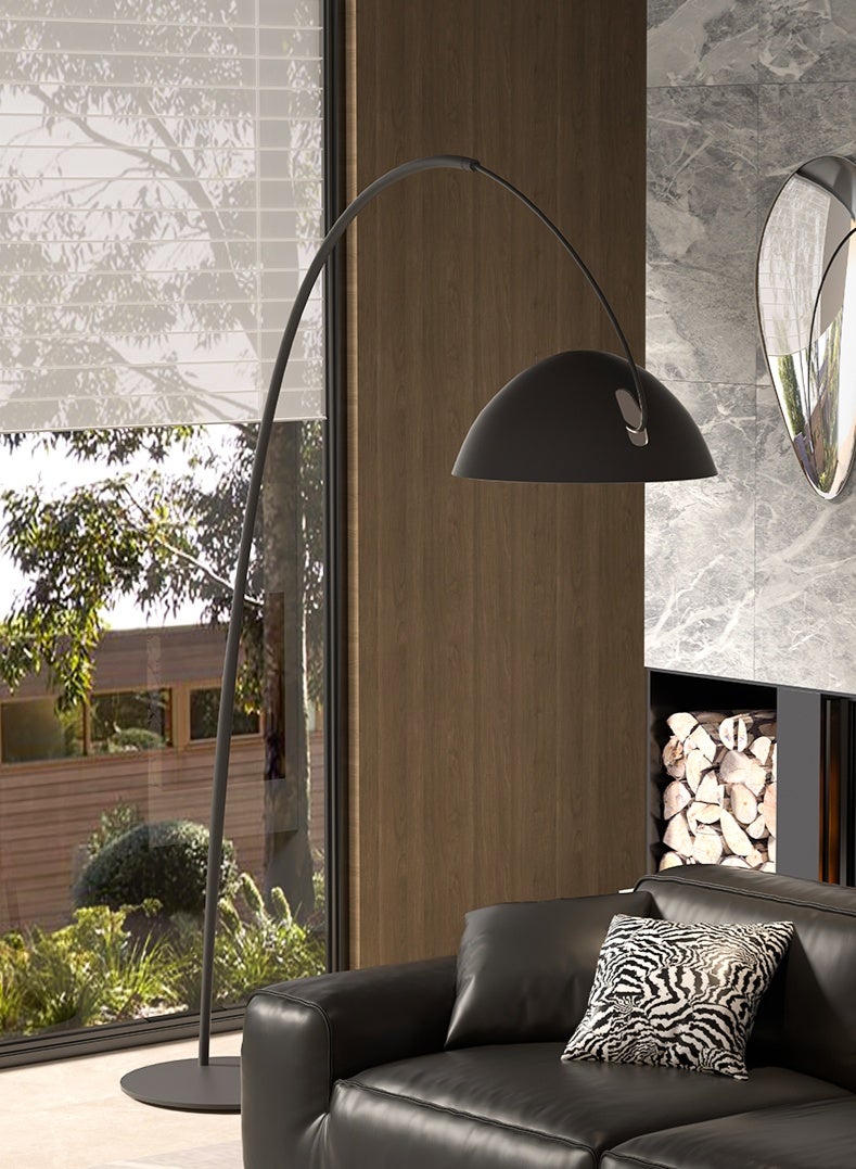 Post Modern Floor Light Black Metal High Fidelity Contemporary Style Standing Bedroom Indoor LED Floor Lamp - Image 1