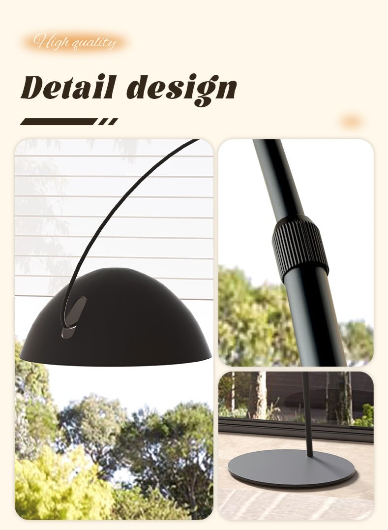 Post Modern Floor Light Black Metal High Fidelity Contemporary Style Standing Bedroom Indoor LED Floor Lamp - Image 2
