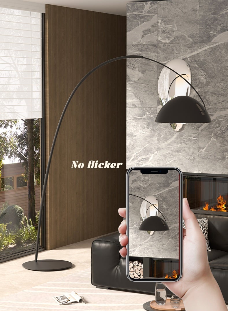 Post Modern Floor Light Black Metal High Fidelity Contemporary Style Standing Bedroom Indoor LED Floor Lamp - Image 3
