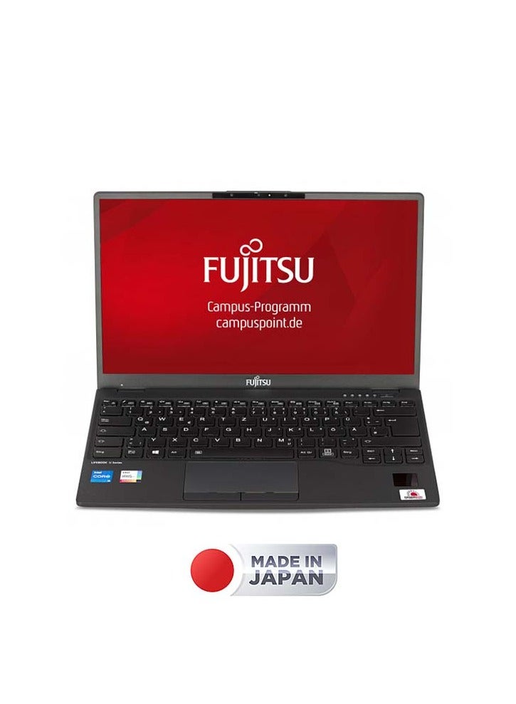 Fujitsu LIFEBOOK U9311 red- 33.8 cm (13.3") FHD Touch with IR Cam- Intel Core i7-1185G7 - 16GB onboard MEM- Dual Channel MEM - Intel IRIS graphics- SSD 512GB m.2- Fingerprint- SmartCard Slot- Intel Wi red - Image 1