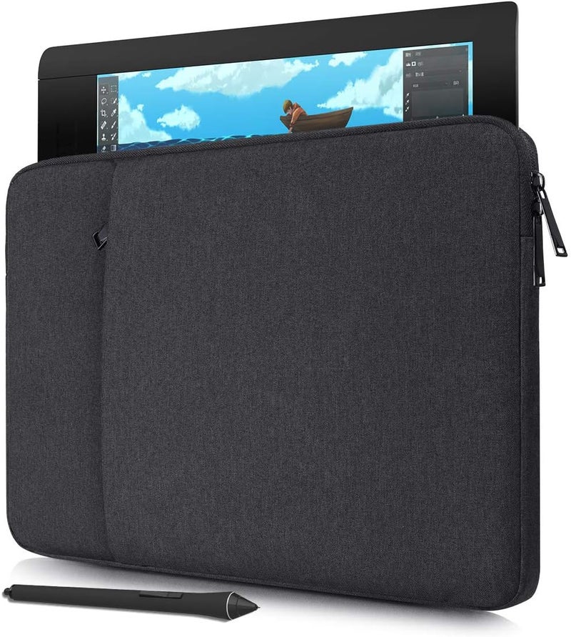 iKammo Portable Drawing Tablet Case for Wacom Cintiq 16Pro 16Intuos Pro Large PTH860 Huion KAMVAS 16  Carrying Bag Protective Sleeve Black  - Image 1