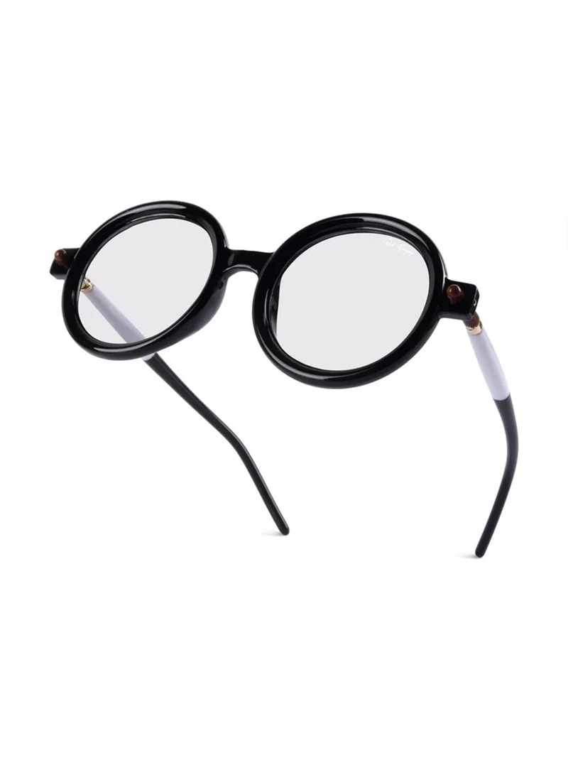 Woggles  Red Pappy Swirl White Round Sunglasses  | Best Price UAE