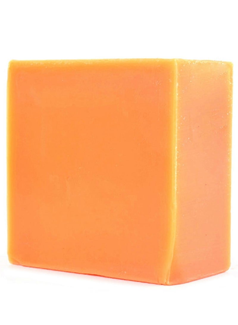 Generic Turmeric Plant Essential Oil Soap Moisturizing & Repairing Whitening Skin Deep Cleansing 100G  - Image 2