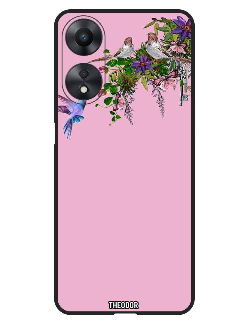 Theodor Protective Case Anti Scratch Shock Proof Bumper Cover For Oppo F23 5G Birds - Image 1