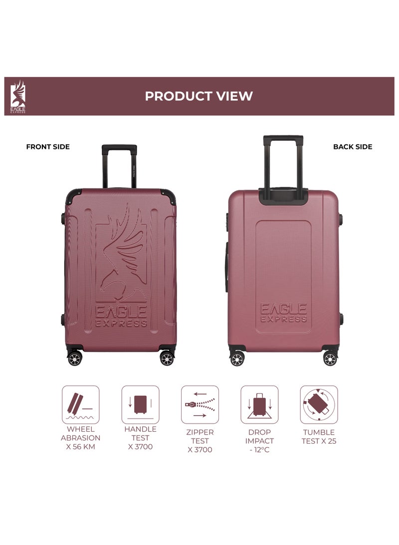 ايجل اكسبريس عربة واقية صلبة من مادة ABS مقاس 28 بوصة باللون الأحمر الأرجواني - Image 3